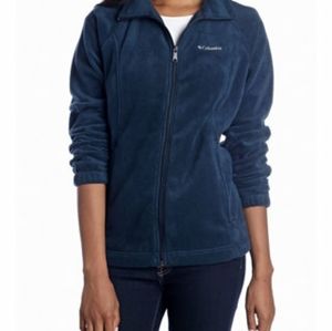 columbia women blue Full Zip Fleece Jacket